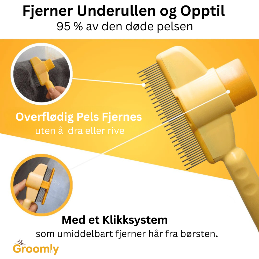 LabbisBørsten - Fjerner løs pels på sekunder